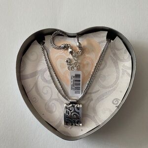 Brighton Deco Lace  Necklace  NWT in Tin